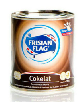 Susu kaleng Coklat Frisian Flag