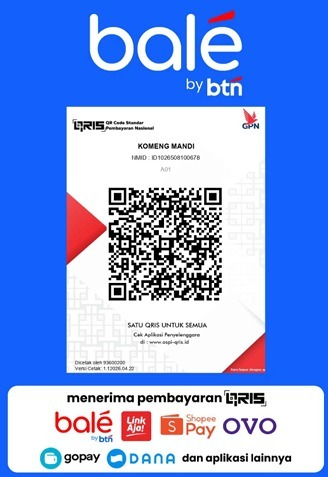 QRIS Komeng Mandi